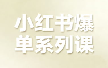 尼采老师·小红书爆单系列课-离锋创库