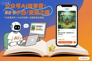 公众号ai故事营，最适合小白的自媒体变现之路-离锋创库