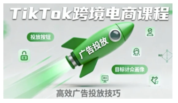 【精】TikTok跨境电商全流程实操课，助力从业者掌握TikTok跨境电商运营核心技能，高效开展业务-离锋创库
