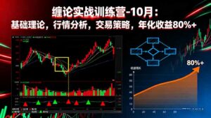 缠论实战训练营-10月：基础理论，行情分析，交易策略，年化收益80%+-离锋创库