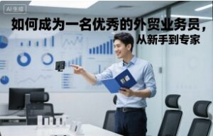 如何成为一名优秀的外贸业务员,从新手到专家-离锋创库