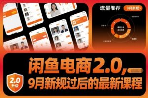 闲鱼电商2.0，9月新规过后的最新课程-离锋创库