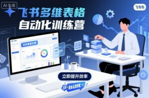 飞书多维表格自动化训练营，手把手教你告别重复处理，用多维表格开启高效办公新模式-离锋创库
