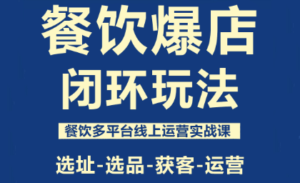 泽哥·餐饮爆店闭环玩法-离锋创库