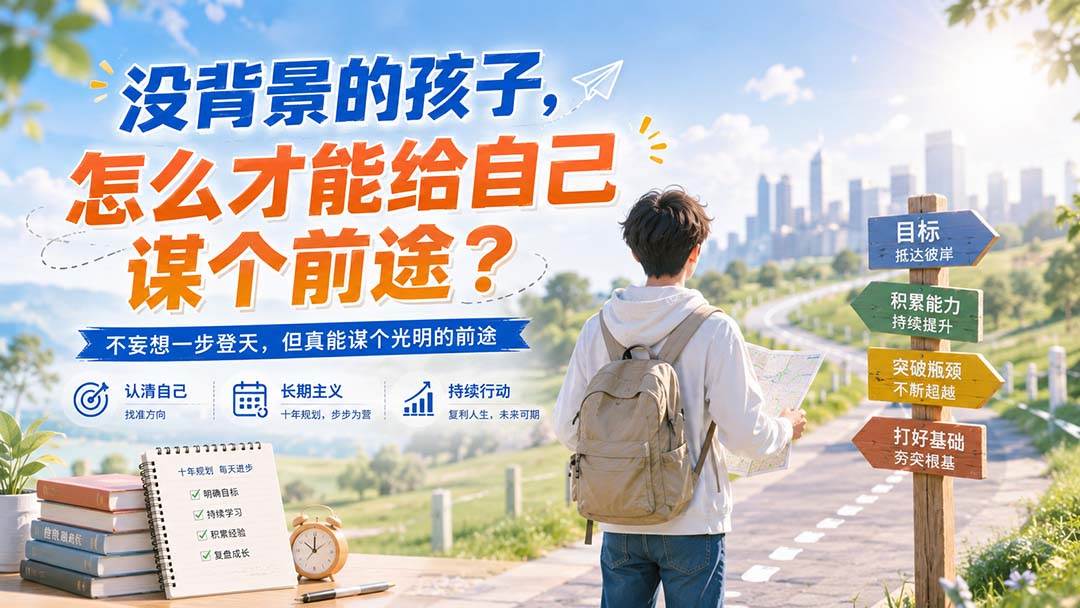 (20180期)付费文章:没背景的孩子,怎么才能给自己谋个前途?-离锋创库