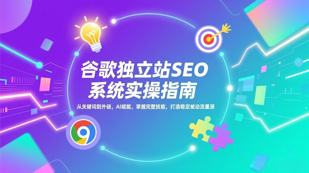 【精】谷歌独立站SEO系统实操(更新):从关键词到外链,AI赋能,掌握完整技能,打造稳定被动流量源 【精】谷歌独立站SEO系统实操(更新):从关键词到外链,AI赋能,掌握完整技能,打造稳定被动流量源