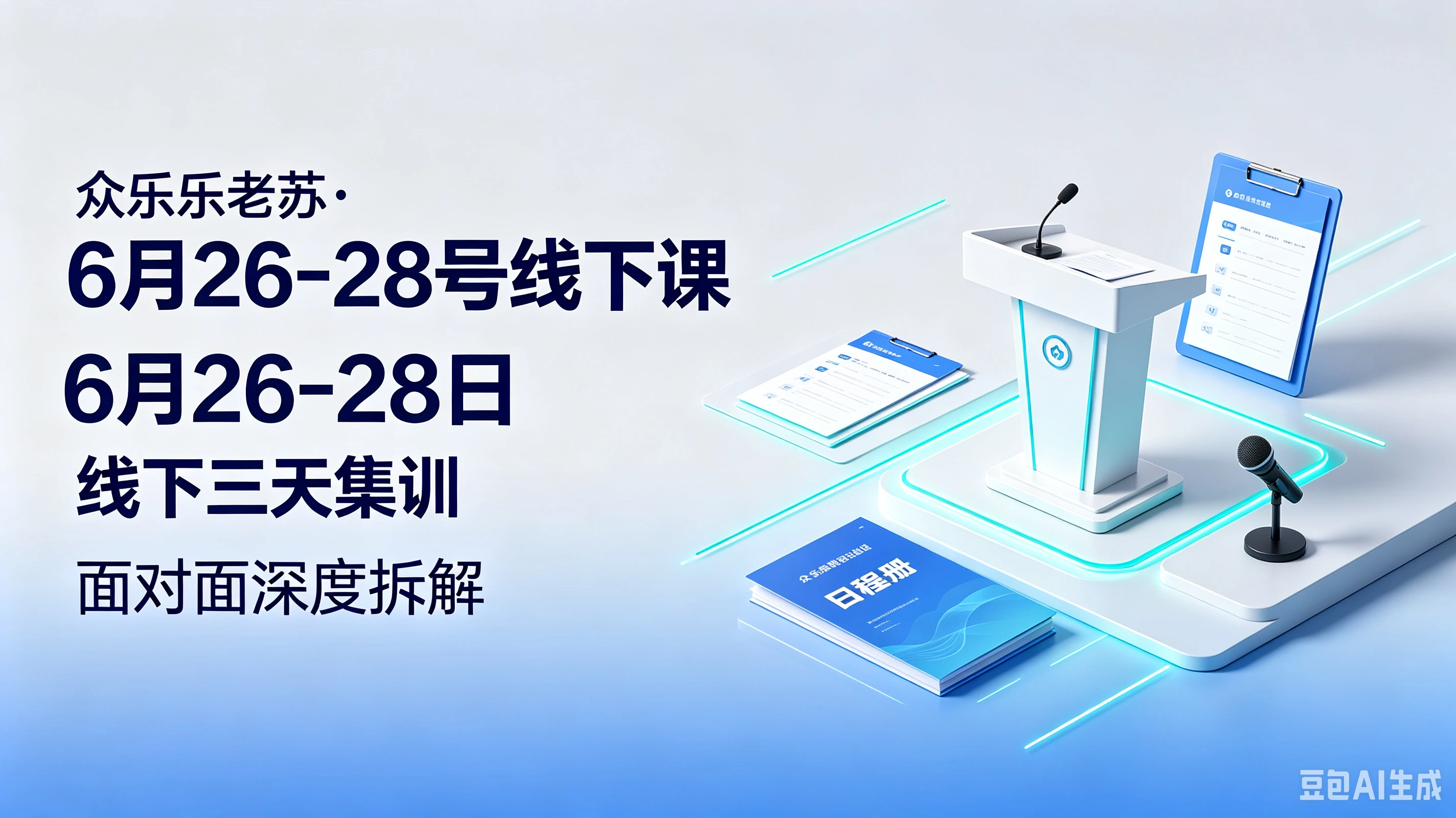【精】众乐乐老苏。6月26-28号线下课6月26-28日线下三天集训，面对面深度拆解-离锋创库