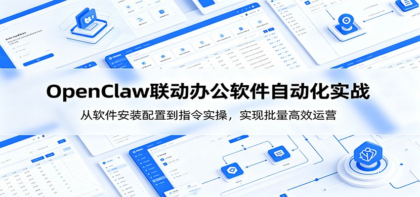 OpenClaw自动化实操课：从软件安装配置到指令实操，实现批量高效运营-离锋创库