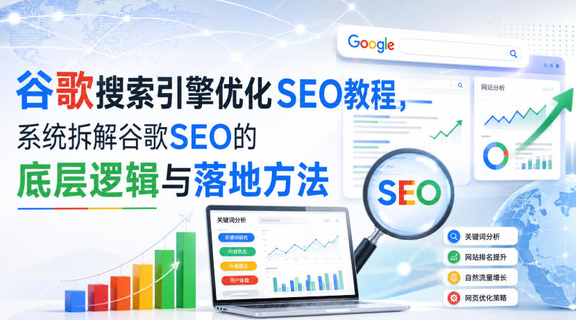 小白新君SEO·谷歌搜索引擎优化SEO教程，系统拆解谷歌SEO的底层逻辑与落地方法（部分更新2026）-离锋创库