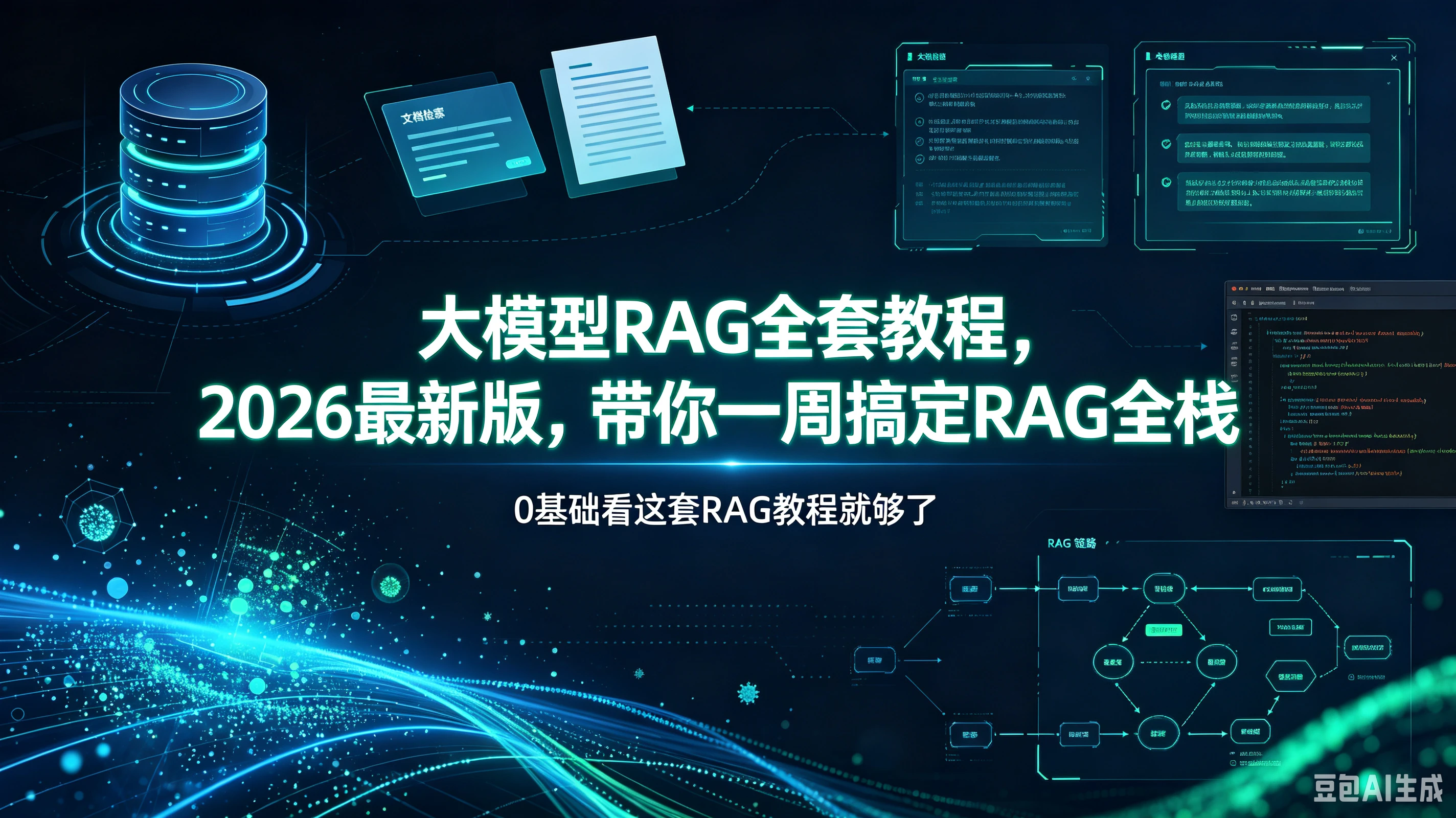 【精】大模型RAG全套教程,2026最新版,带你一周搞定RAG全栈,0基础看这套RAG教程就够了 【精】大模型RAG全套教程,2026最新版,带你一周搞定RAG全栈,0基础看这套RAG教程就够了