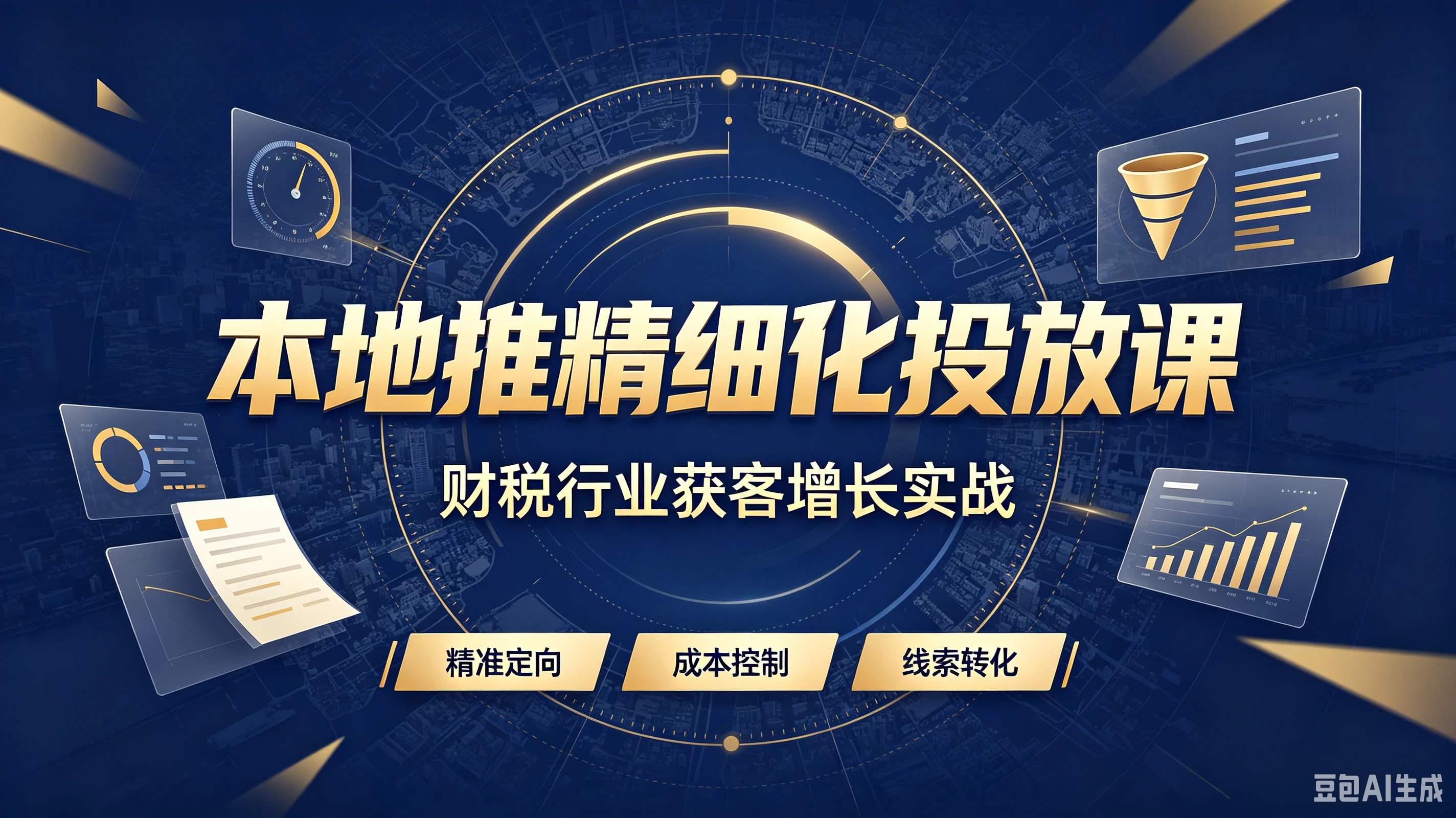 【精】本地推精细化投放课,财税行业获客增长实战,精准定向、成本控制、线索转化 【精】本地推精细化投放课,财税行业获客增长实战,精准定向、成本控制、线索转化