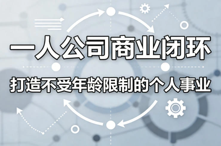 【精】一人公司商业闭环,打造一份不受年龄限制的个人事业-离锋创库