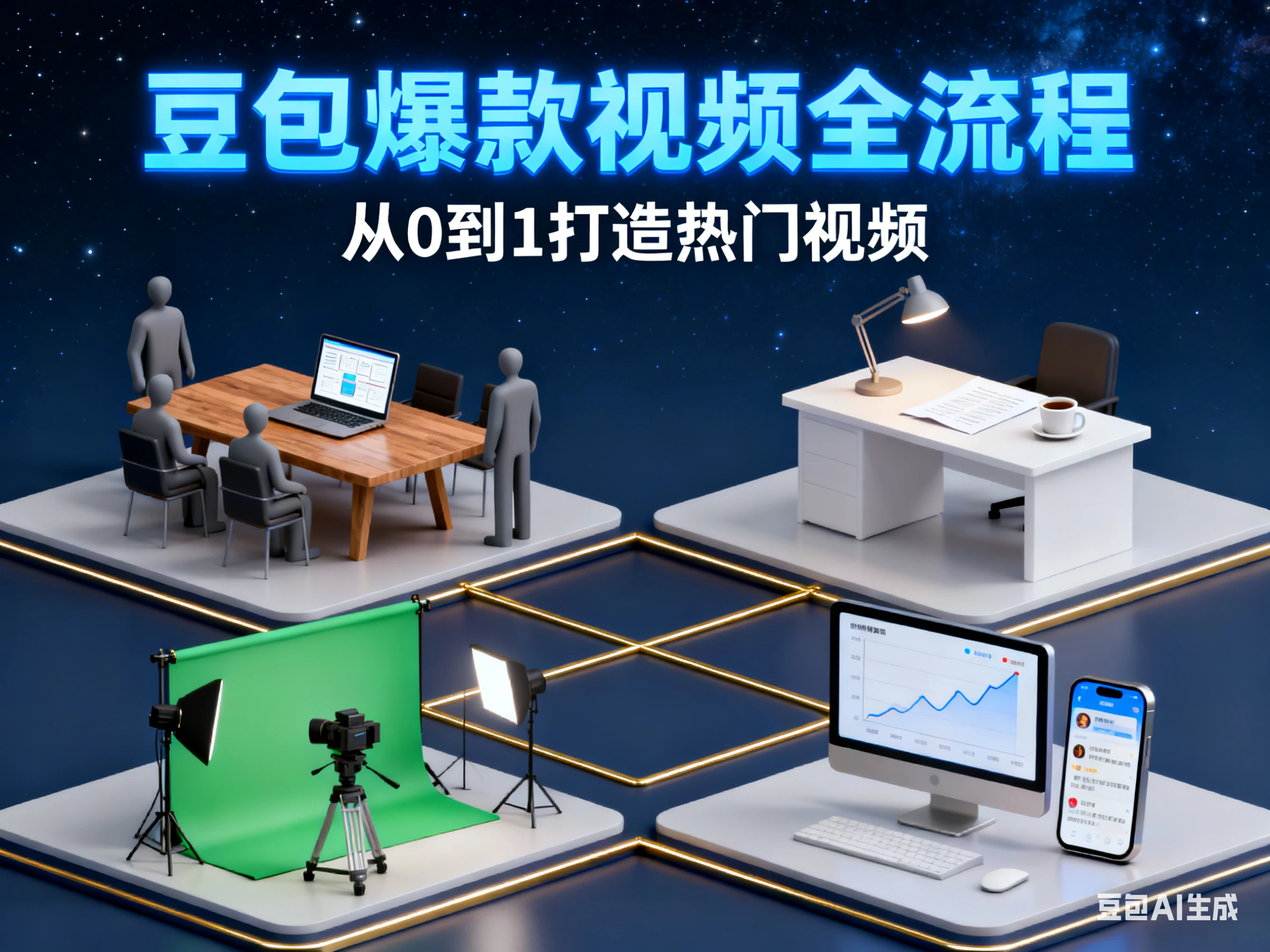 豆包爆款视频全流程-离锋创库