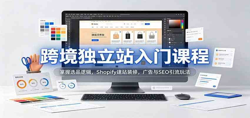 跨境独立站入门课程:掌握选品逻辑,Shopify建站装修,广告与SEO引流玩法 跨境独立站入门课程:掌握选品逻辑,Shopify建站装修,广告与SEO引流玩法