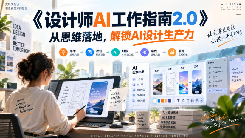 《设计师AI工作指南2.0》从思维落地-无水印，解锁AI设计生产力-离锋创库