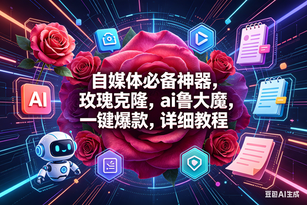 （18316期）玫瑰克隆神器，一键爆款ai工具，自媒体必备，60多个功能的教程-离锋创库