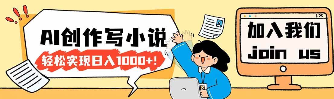 （17822期）26年最新风口项目AI工具创作写小说，轻松实现日入1000+-离锋创库