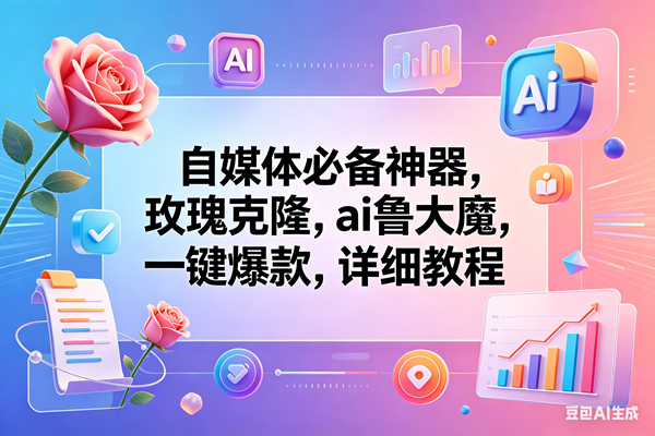 （18273期）玫瑰克隆神器，一键爆款工具，自媒体必备，60多个功能的教程-离锋创库