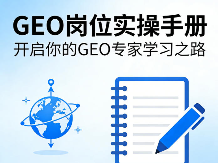 GEO岗位实操手册,开启你的GE0专家学习之路-离锋创库