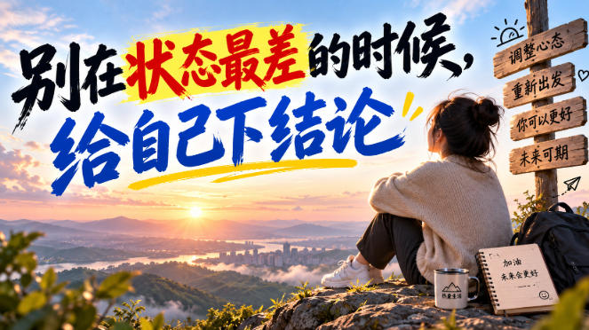 某公众号付费文章:别在状态最差的时候,给自己下结论-离锋创库