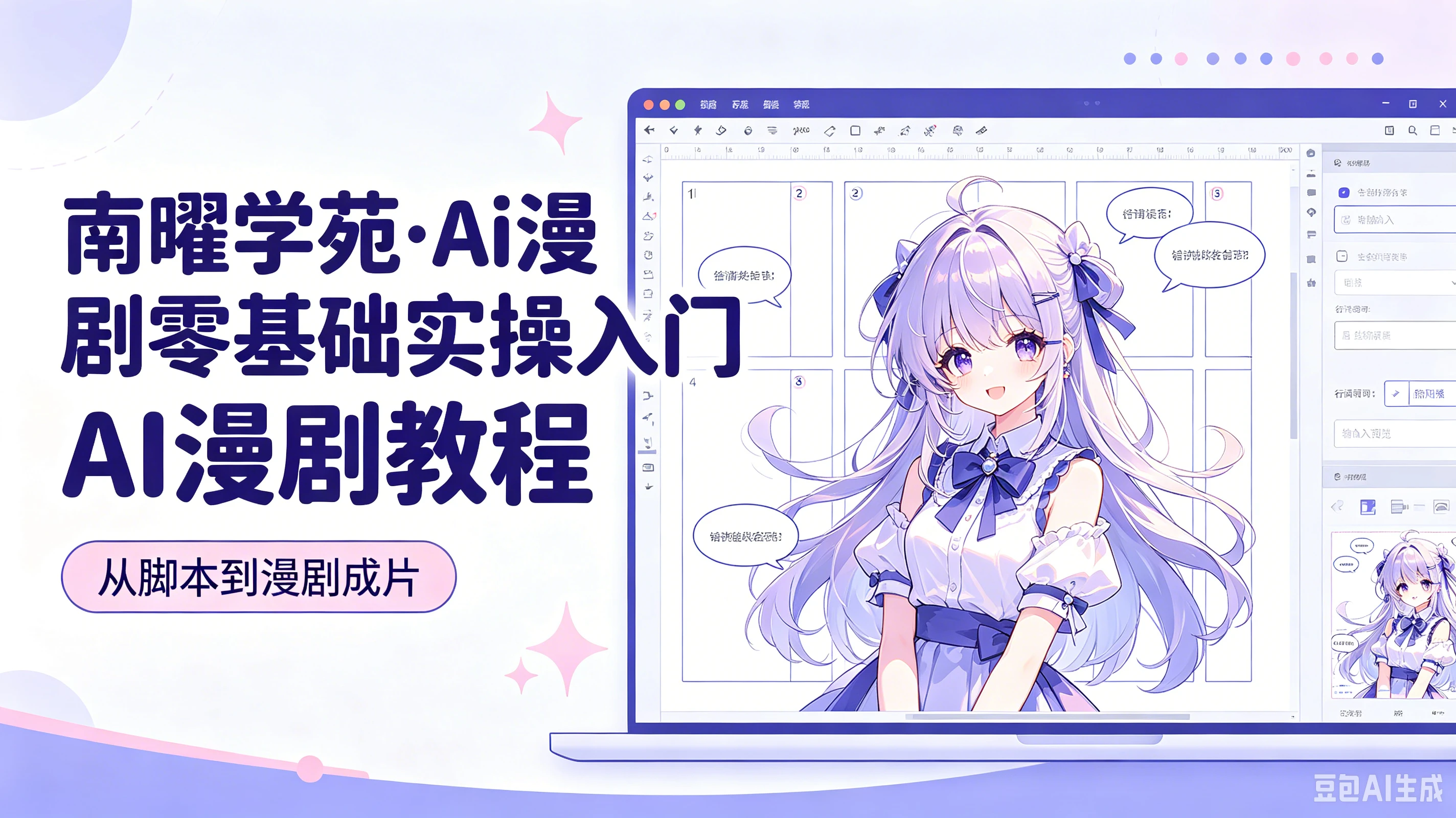 【精】南曜学苑·Ai漫剧零基础实操入门-ai漫剧教程,从脚本到漫剧成片 【精】南曜学苑·Ai漫剧零基础实操入门-ai漫剧教程,从脚本到漫剧成片