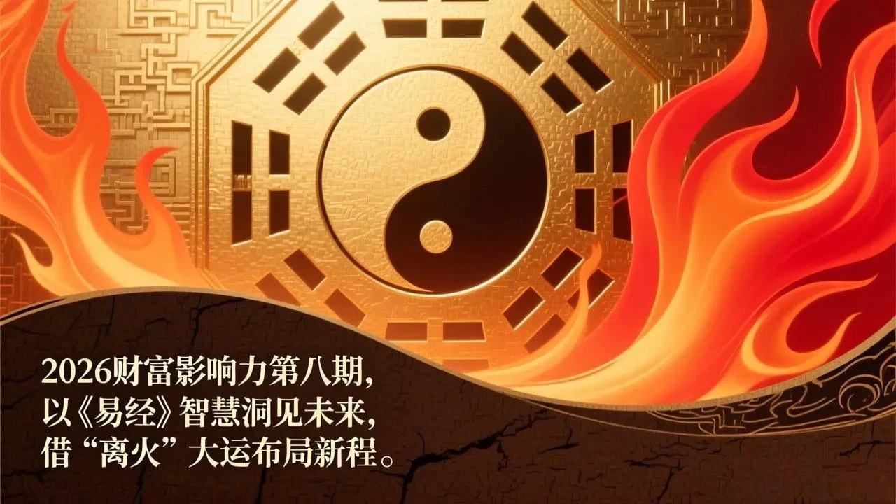 【精】2026财富影响力第八期，以《易经》智慧洞见未来，借“离火”大运布局新程-离锋创库