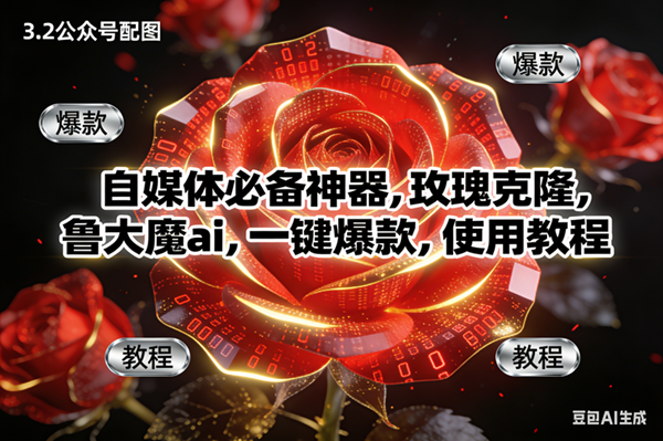 （16919期）玫瑰克隆神器，ai鲁大魔，自媒体必备软件，一键爆款工具，详细教程-离锋创库