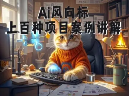 【精】Ai风向标-附100种项目案例玩法-0基础小白到大神ai视频商业应用教学(26年4月更新)-离锋创库