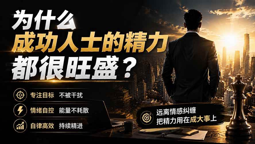 （19754期）付费文章：为什么成功人士的精力都很旺盛？-离锋创库