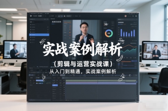 剪辑与运营实战课，从入门到精通，实战案例解析（更新2026）-离锋创库