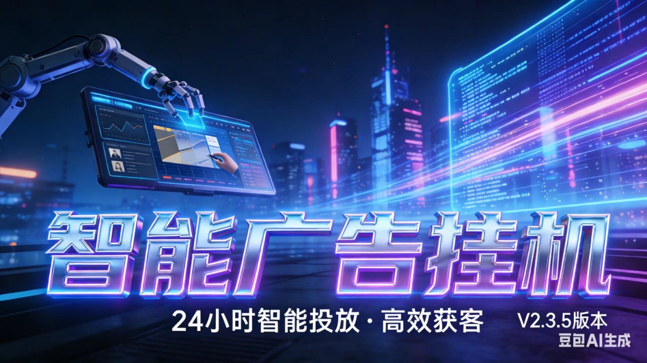 AI 广告云挂机 · 全域流量变现平台-离锋创库