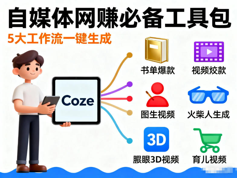 Coze工作流合集，内容一共100份左右，内容丰富，可以提供工作效率-离锋创库