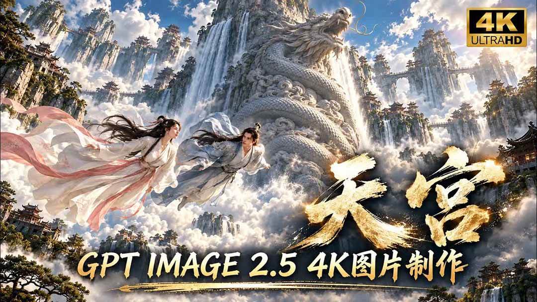 （20764期）【无水印】GPT Image 2.5实测！4K到底多清楚？皮肤、手指、修图与天宫场景全面测试-离锋创库
