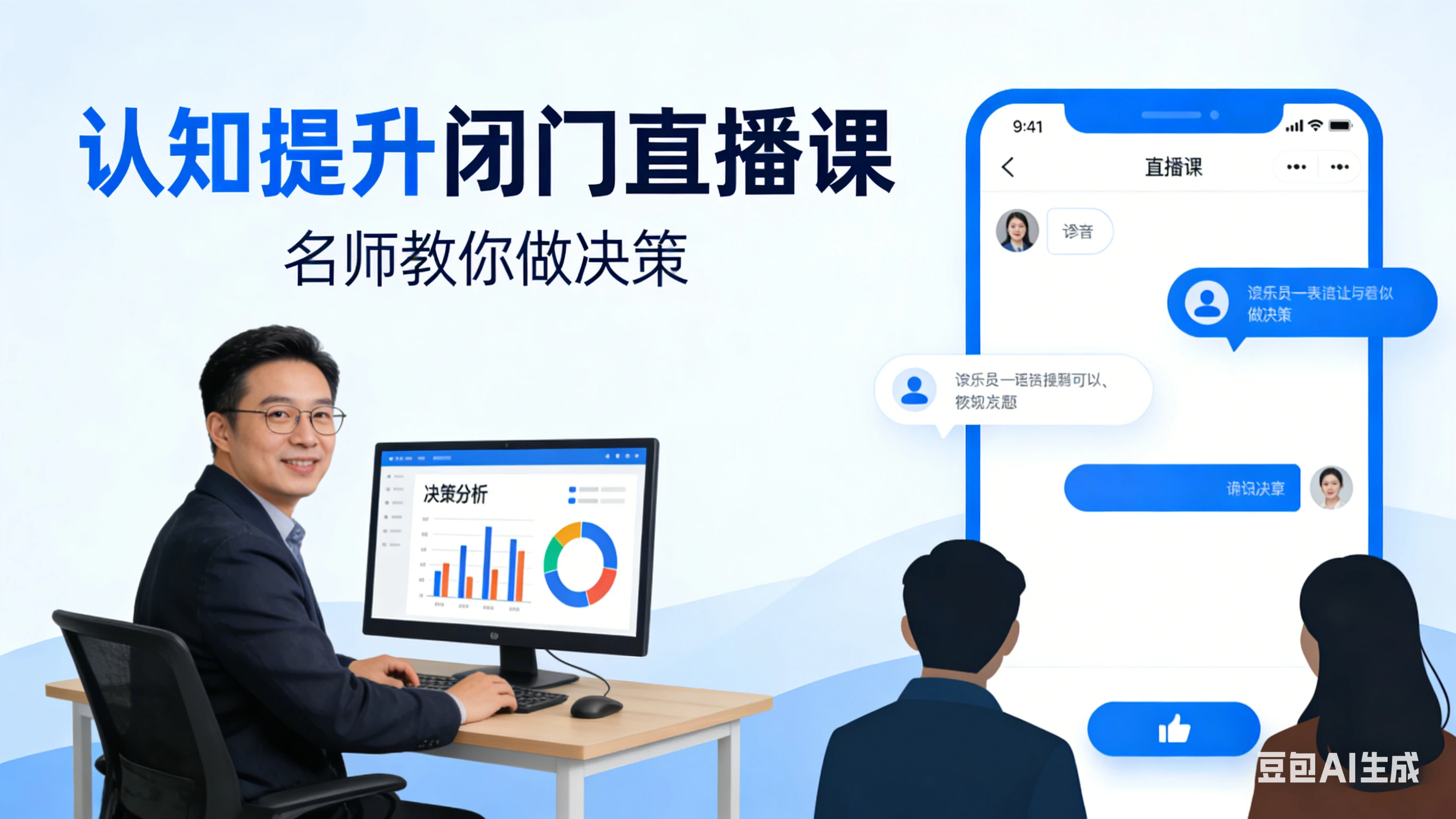 【精】王培霖认知提升闭门直播课,名师教你做决策-离锋创库