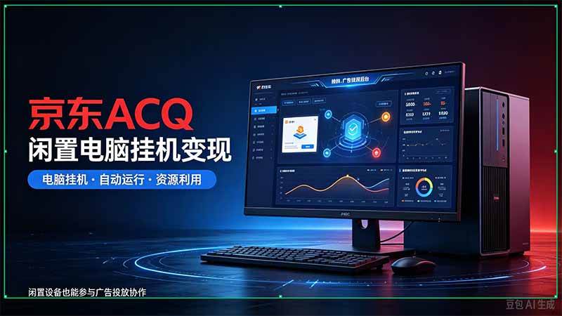（21063期）京东ACQ是什么？闲置电脑挂机采集项目拆解-离锋创库