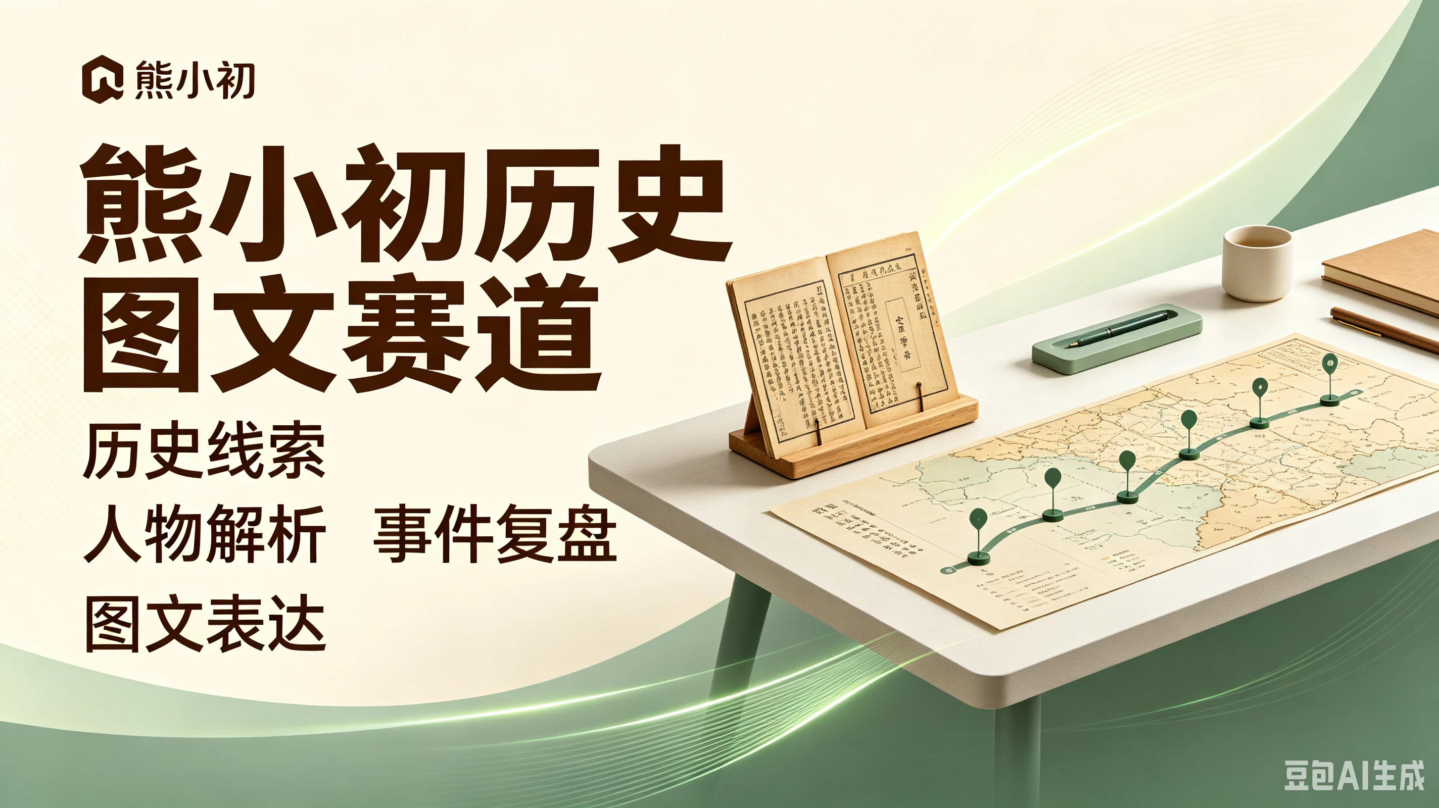 【精】熊小初历史图文赛道，历史线索、人物解析、事件复盘、图文表达-离锋创库