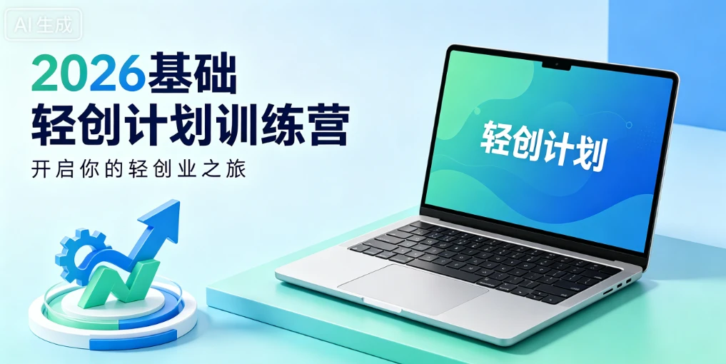 【精】2026基础轻创计划训练营-离锋创库