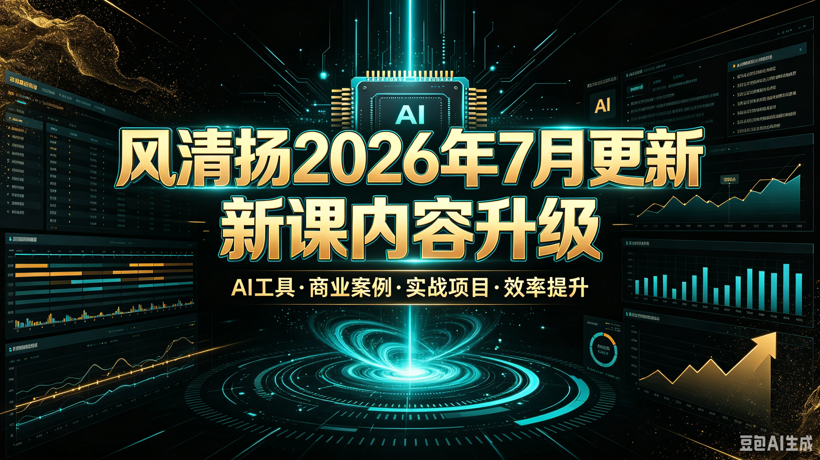 【精】风清扬2026年7月更新新课内容升级，AI工具·商业案例·实战项目·效率提升-离锋创库