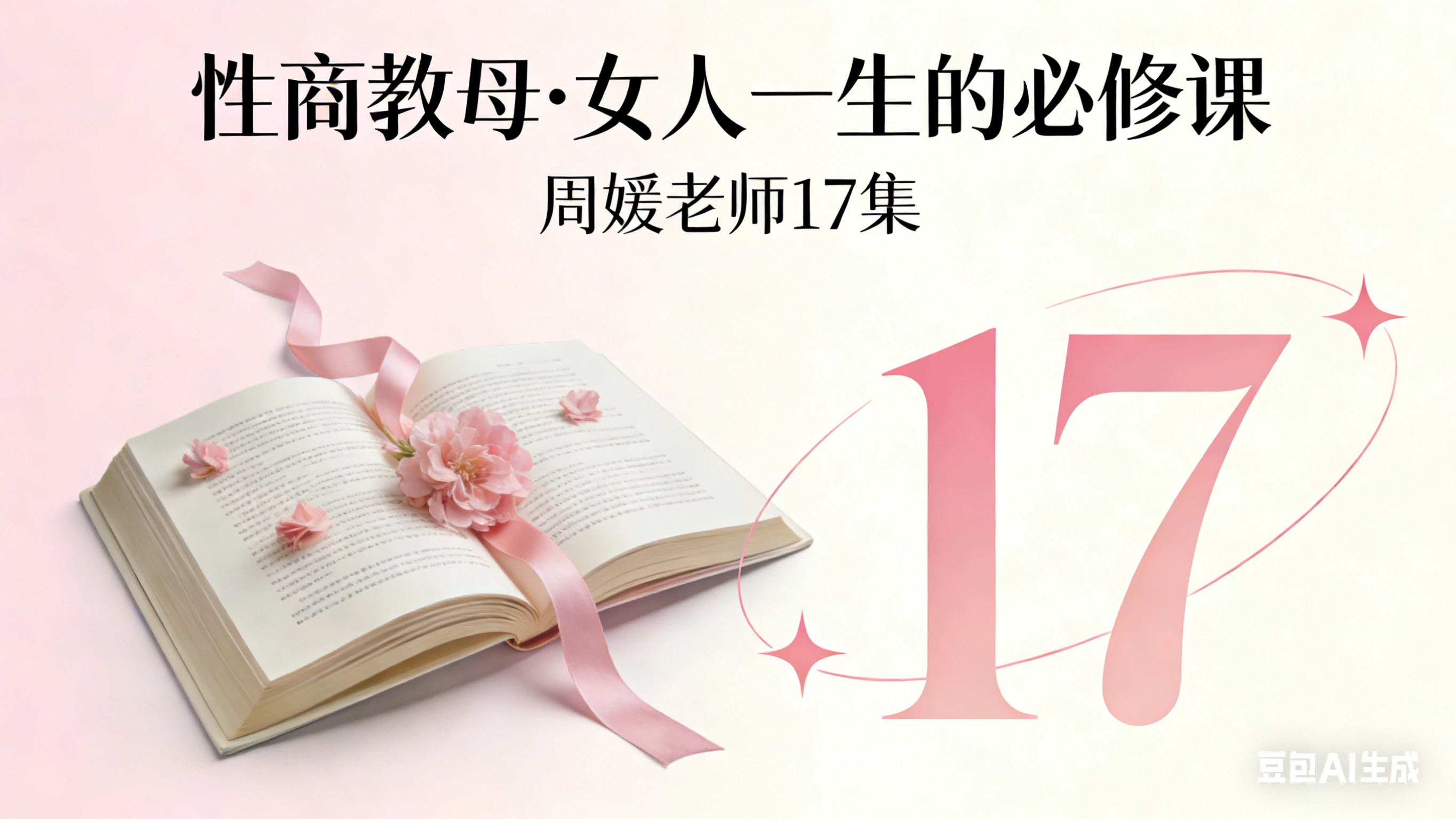 【性商教母】女人一生的必修课周媛老师17集-离锋创库