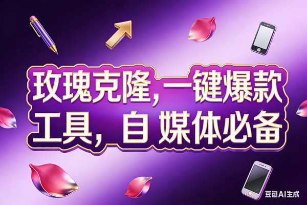 （17695期）玫瑰克隆工具，ai鲁大魔，自媒体必备神器，一键爆款，详细教程。-离锋创库