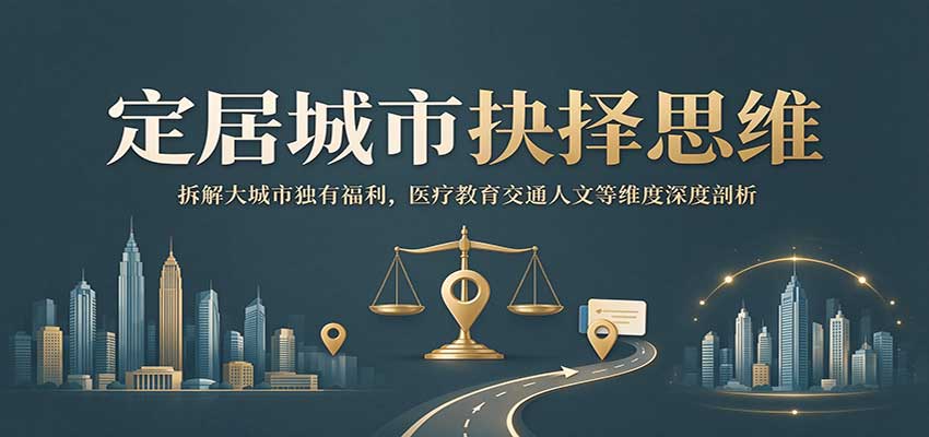 定居城市抉择思维:拆解大城市独有福利,医疗教育交通人文等维度深度剖析 定居城市抉择思维:拆解大城市独有福利,医疗教育交通人文等维度深度剖析