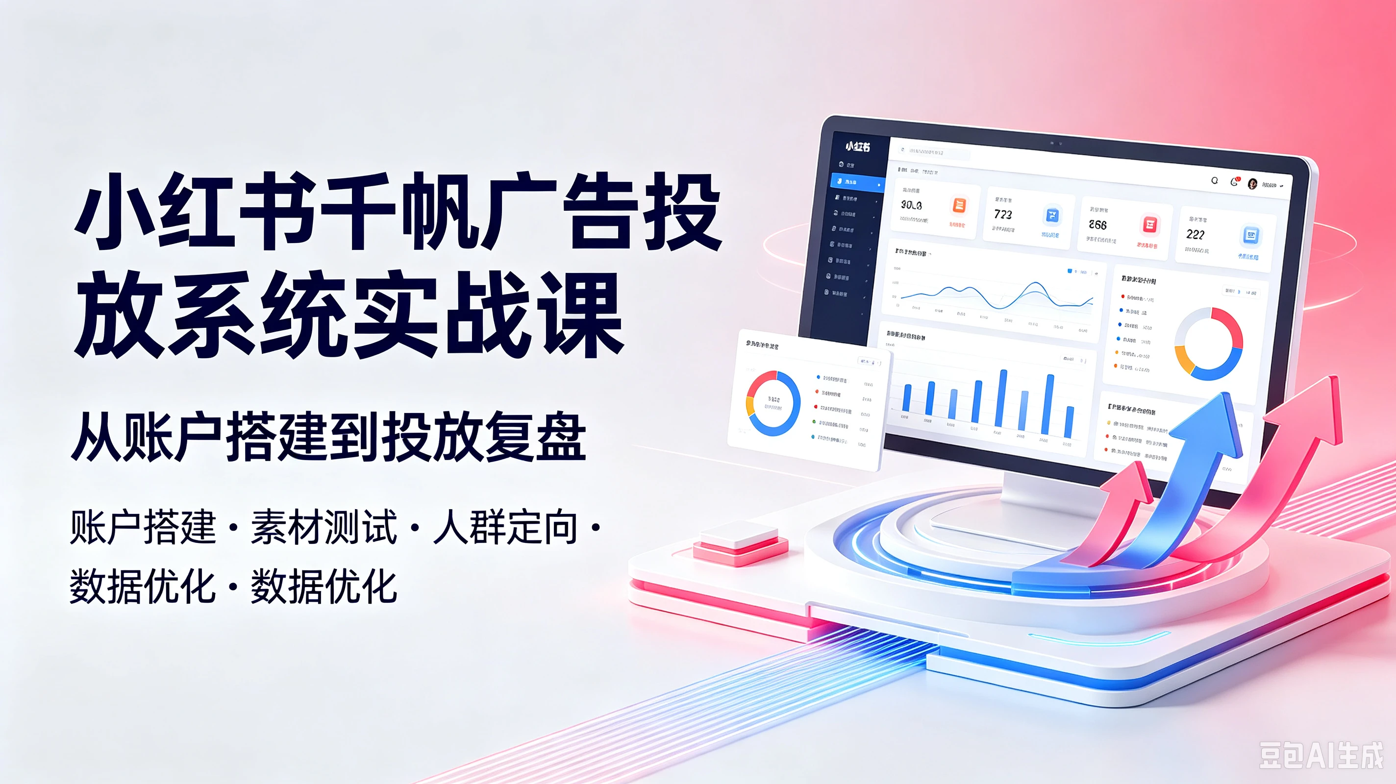 【精】小红书干帆广告投放系统实战课,从账户搭建到投放复盘 【精】小红书干帆广告投放系统实战课,从账户搭建到投放复盘