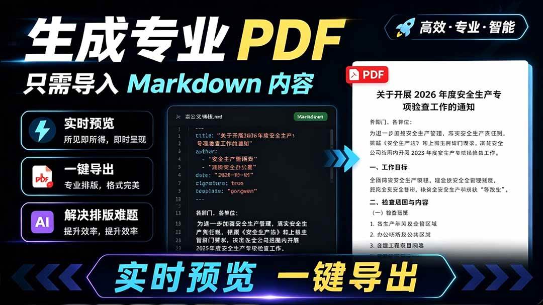 (19224期)只需导入 Markdown 内容,实时预览一键导出专业 PDF!轻松解决AI生成内容排版问题 Presto-离锋创库
