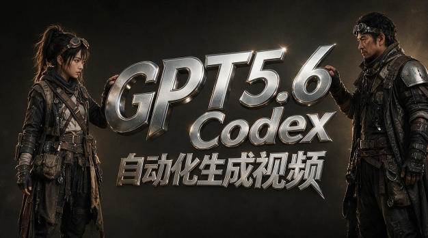 （19393期）GPT5.6+Codex自动化视频生成：提示词设计×角色设定×封面海报×工作流思路，高效产出AI视频-离锋创库