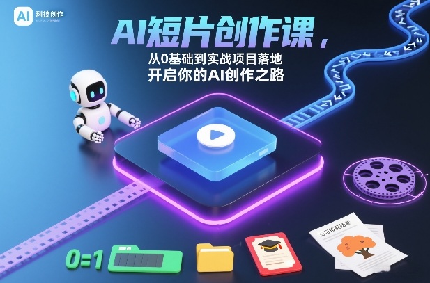 AI短片创作课，从0基础到实战项目落地，开启你的AI创作之路（更新0411）-离锋创库