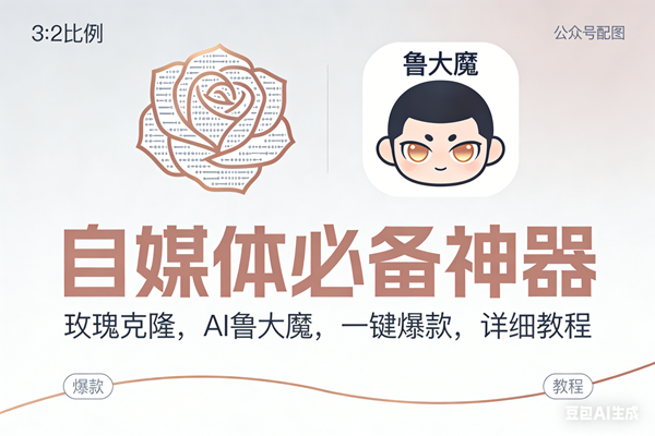 （17170期）玫瑰克隆神器，ai鲁大魔，自媒体必备工具，一键爆款神器，详细教程。-离锋创库