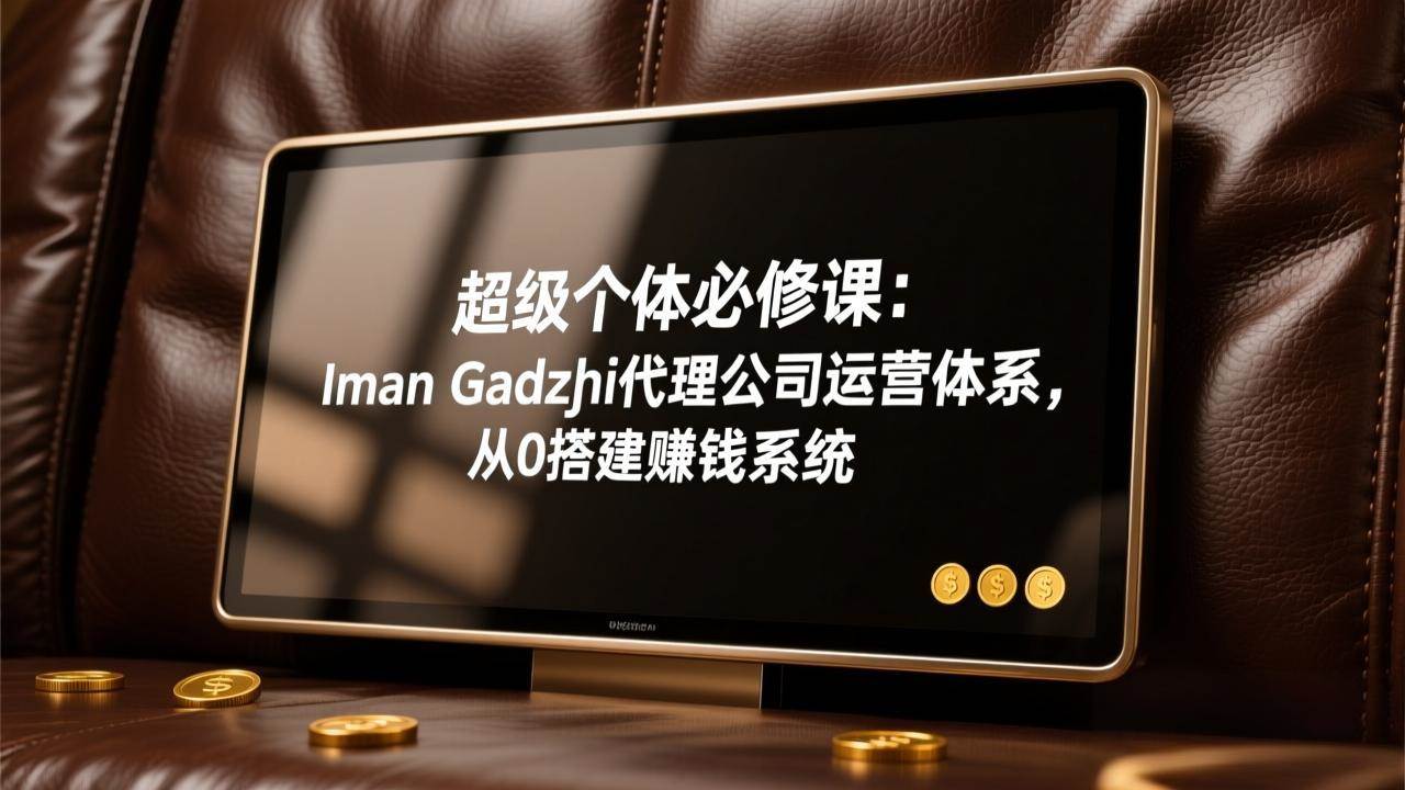 （17525期）超级个体必修课：Iman Gadzhi代理公司运营体系，从0搭建赚钱系统-离锋创库