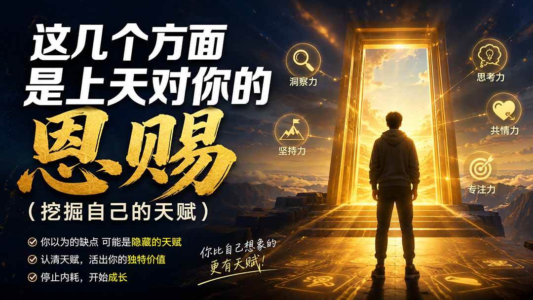 （19964期）付费文章：这几个方面是上天对你的恩赐（挖掘自己的天赋）-离锋创库