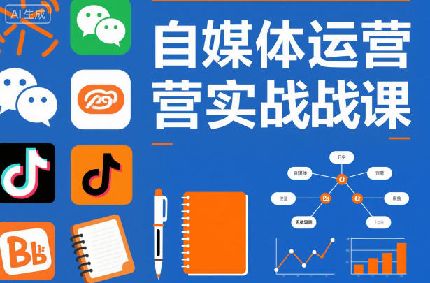 自媒体运营实战课,掌握一套系统的自媒体运营底层方法论,成为优秀的内容创作者-离锋创库