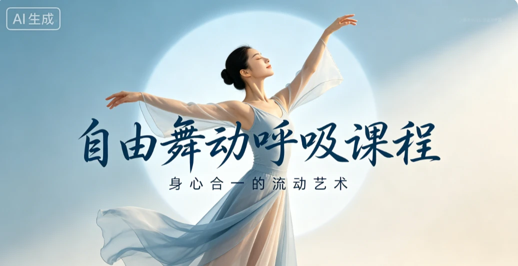 【精】自由舞动呼吸课程，身心合一的流动艺术-离锋创库
